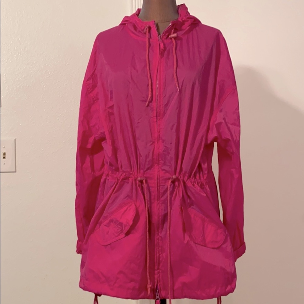 Current Seen Pink Windbreaker Jacket - image 1